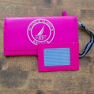 Nautica Hot Pink Full Wallet ID